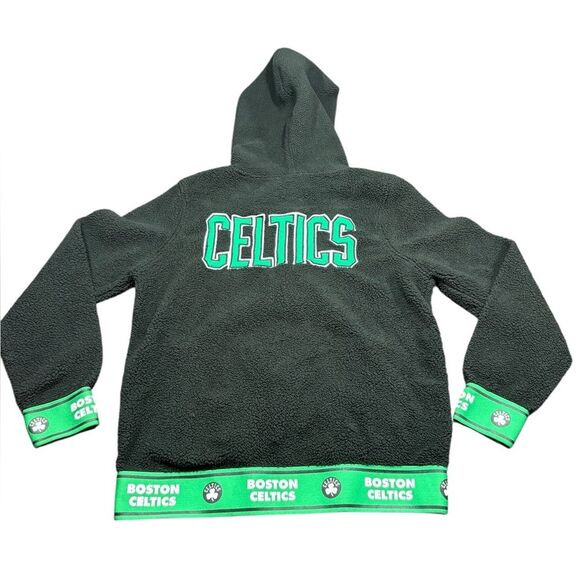 Authentic Ultra GAME Boston Celtics Embroidered  Lettering Hoodie Womens Medium - Picture 2 of 12